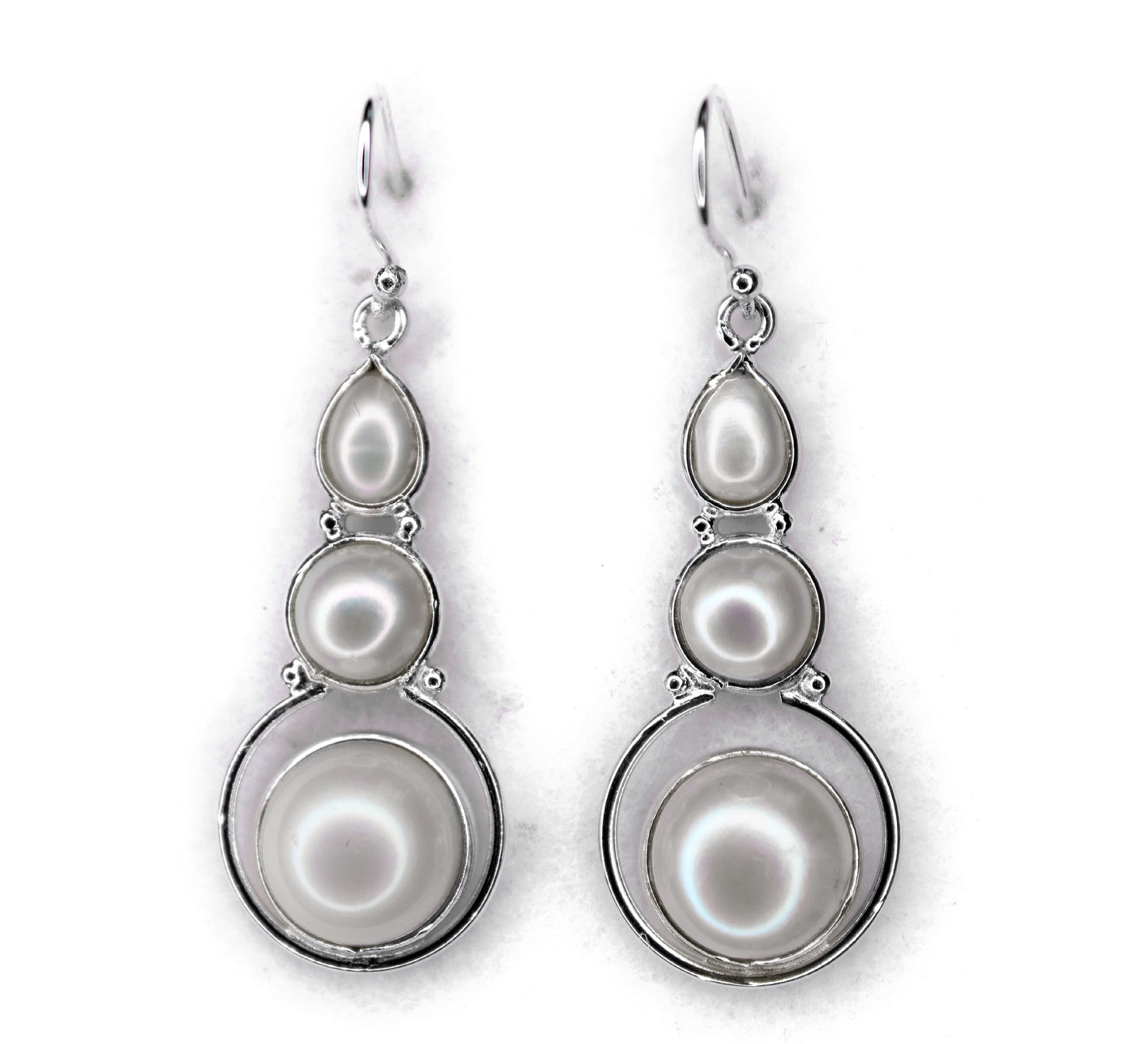 PEARL SILVER EARRING (5GM)