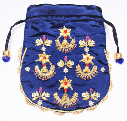 ETHNIC Hand Gotta Patti Work Potli Bag 057