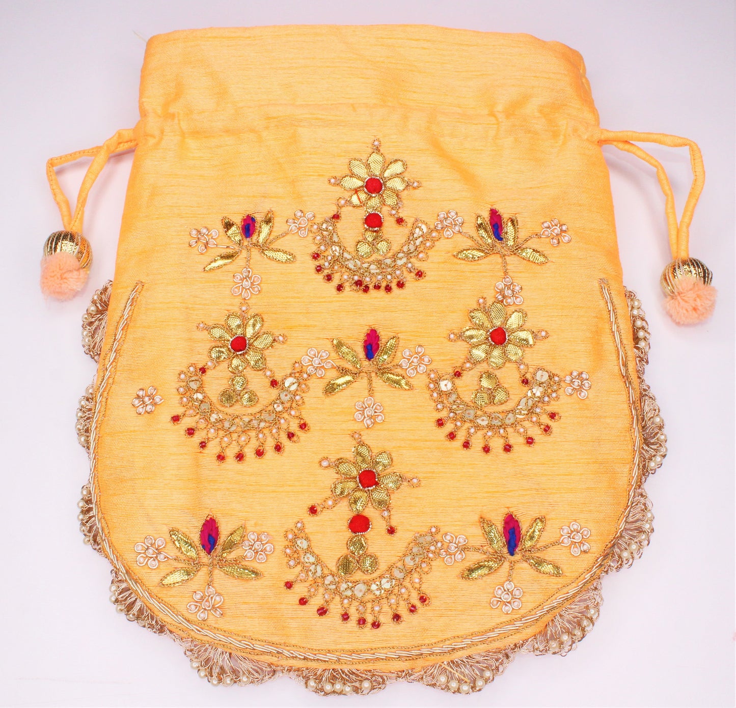 D"ETHNIC Hand Gotta Patti Work Potli Bag 053