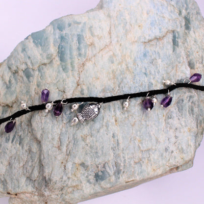 StoneAsiaa NAZARIYA AMETHYST  ANKLET 020