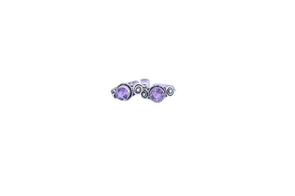 StoneAsiaa Birth Stone Amethyst Toe Ring 018