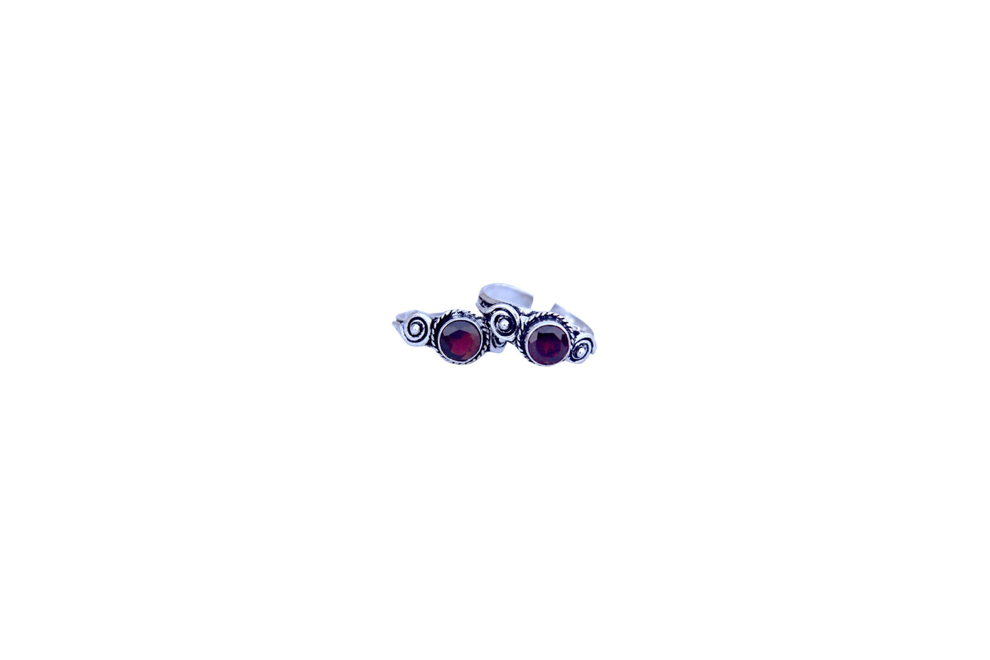 StoneAsiaa Birth Stone Garnet Toe-Ring 041