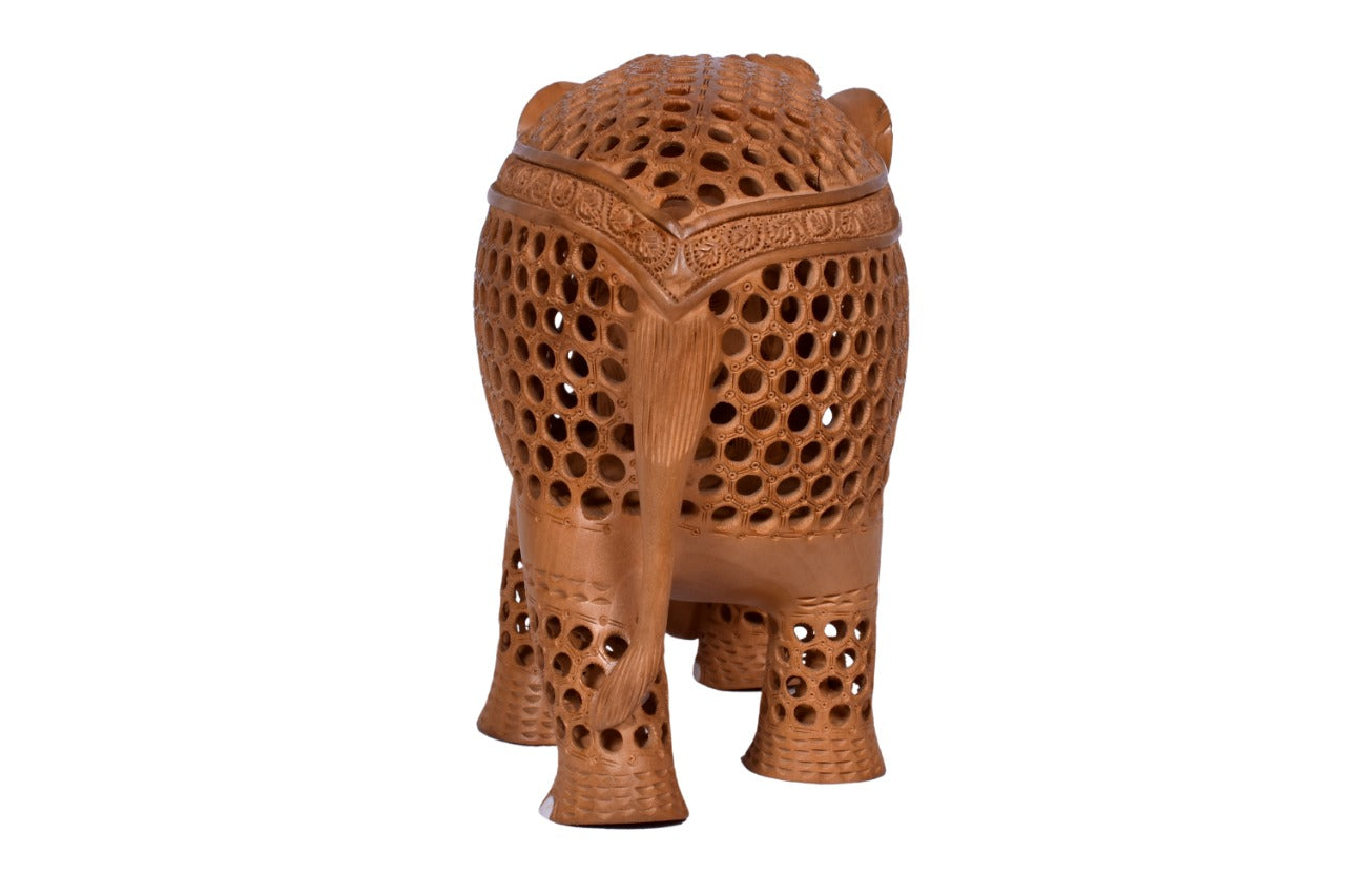 JAIPURWALA CARVING ELEPHANT Wooden statue 007